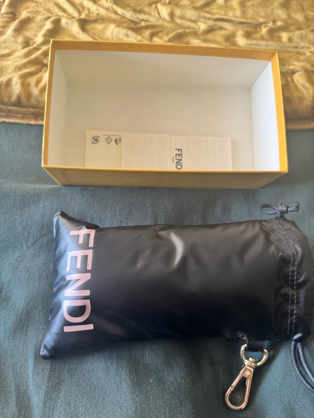 Fendi Black Cat-Eye Sunglasses with Silver Accents - Picture 7 of 14
